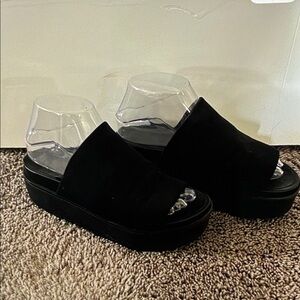 Steve Madden Platforms Slide Sandals Size 37 or 7